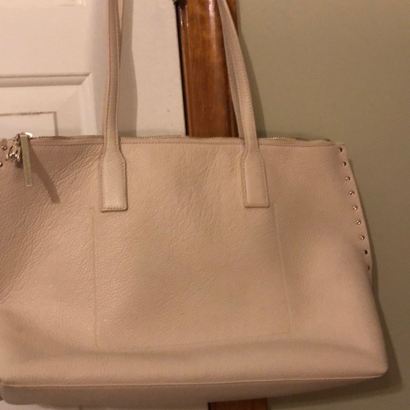 Kate Spade cream color pebble leather tote - Picture 2 of 10